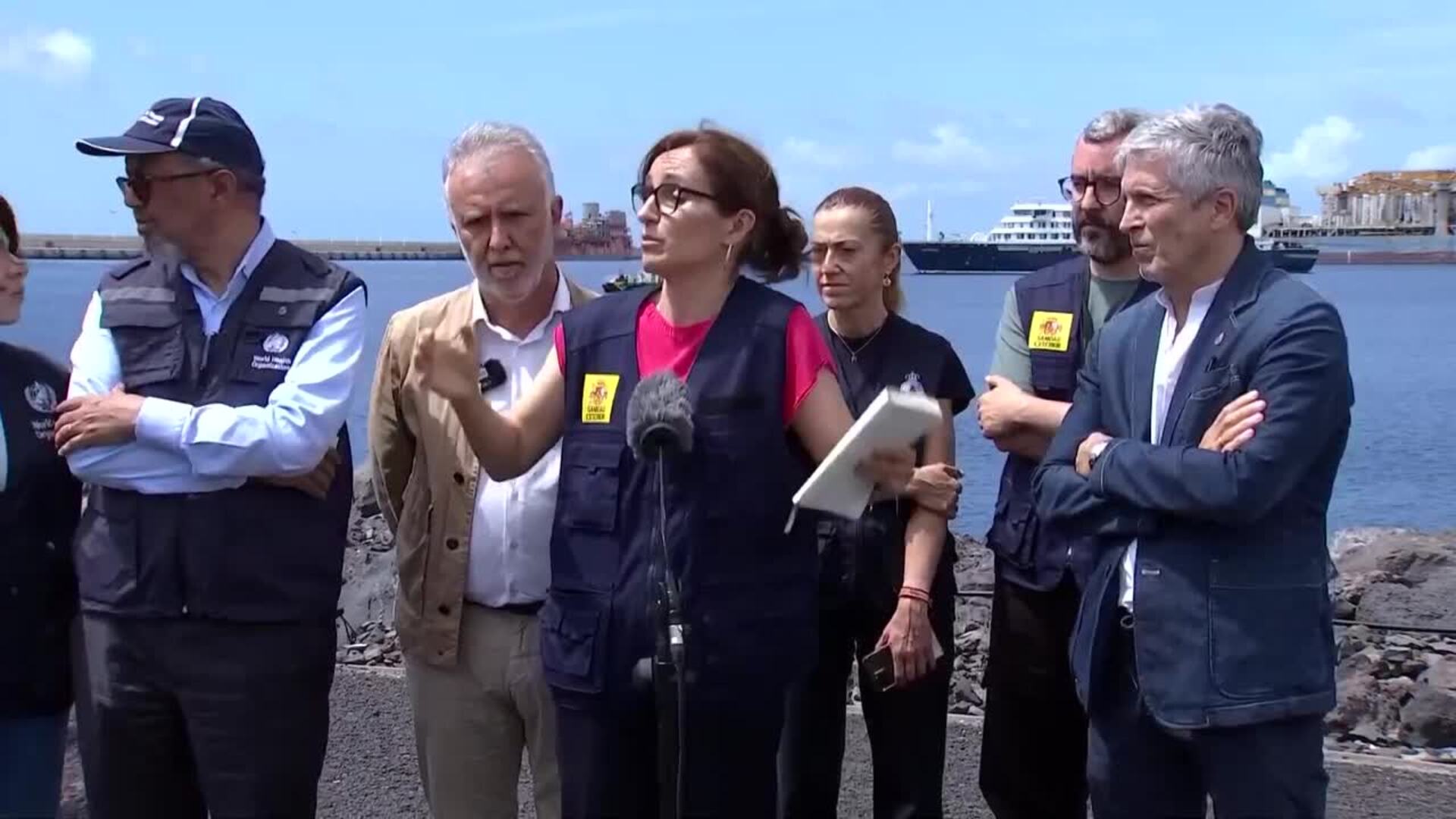 El MV Hondius repostará combustible este lunes y partirá al puerto de Róterdam
