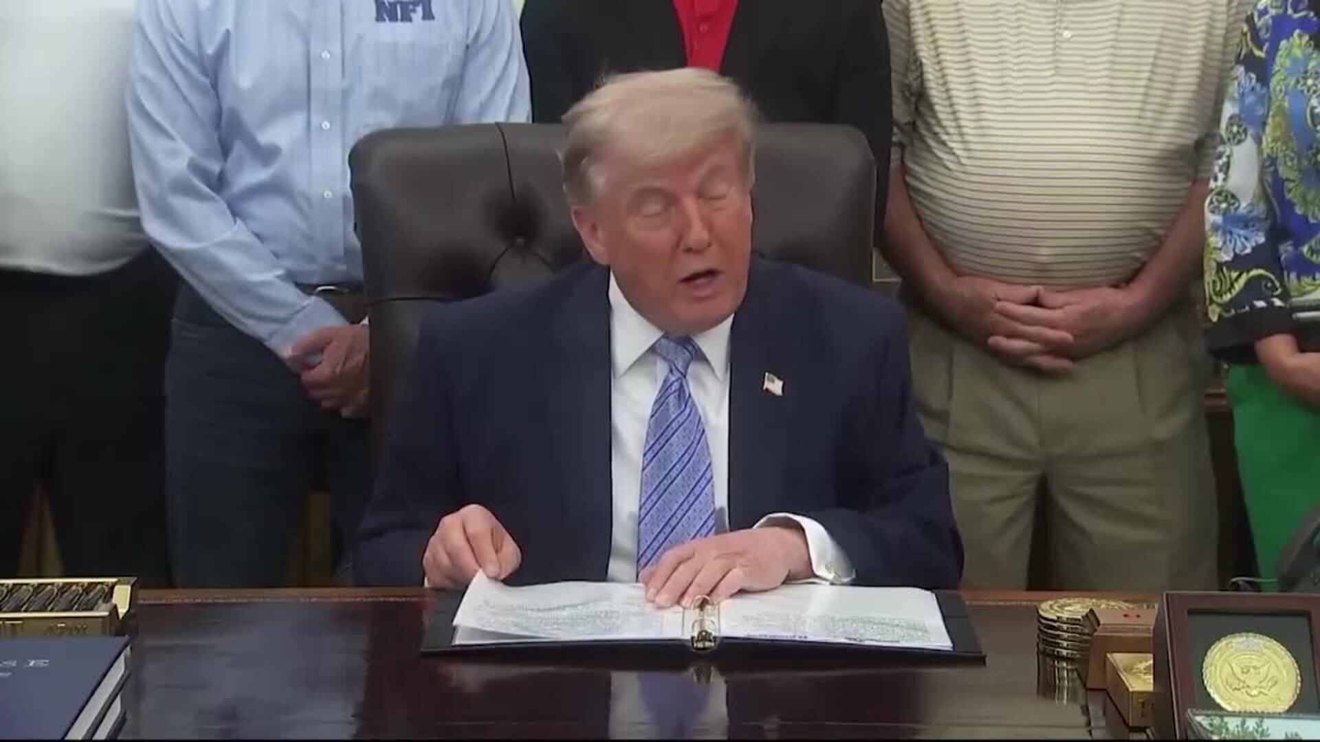 Trump anuncia el cese de la ofensiva israelí en Líbano y de los ataques de Hezbolá