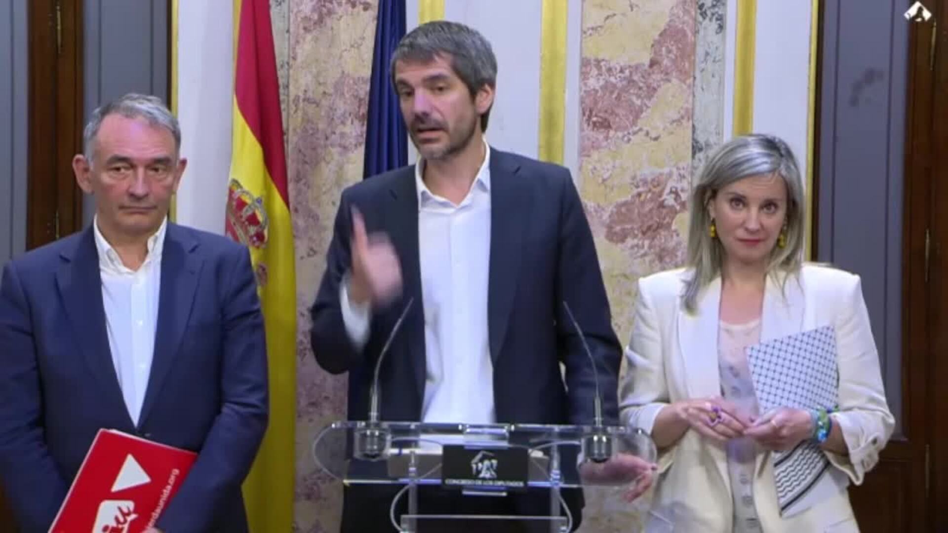 Urtasun dice que Feijóo hace el "ridículo" al ofrecer una moción de censura