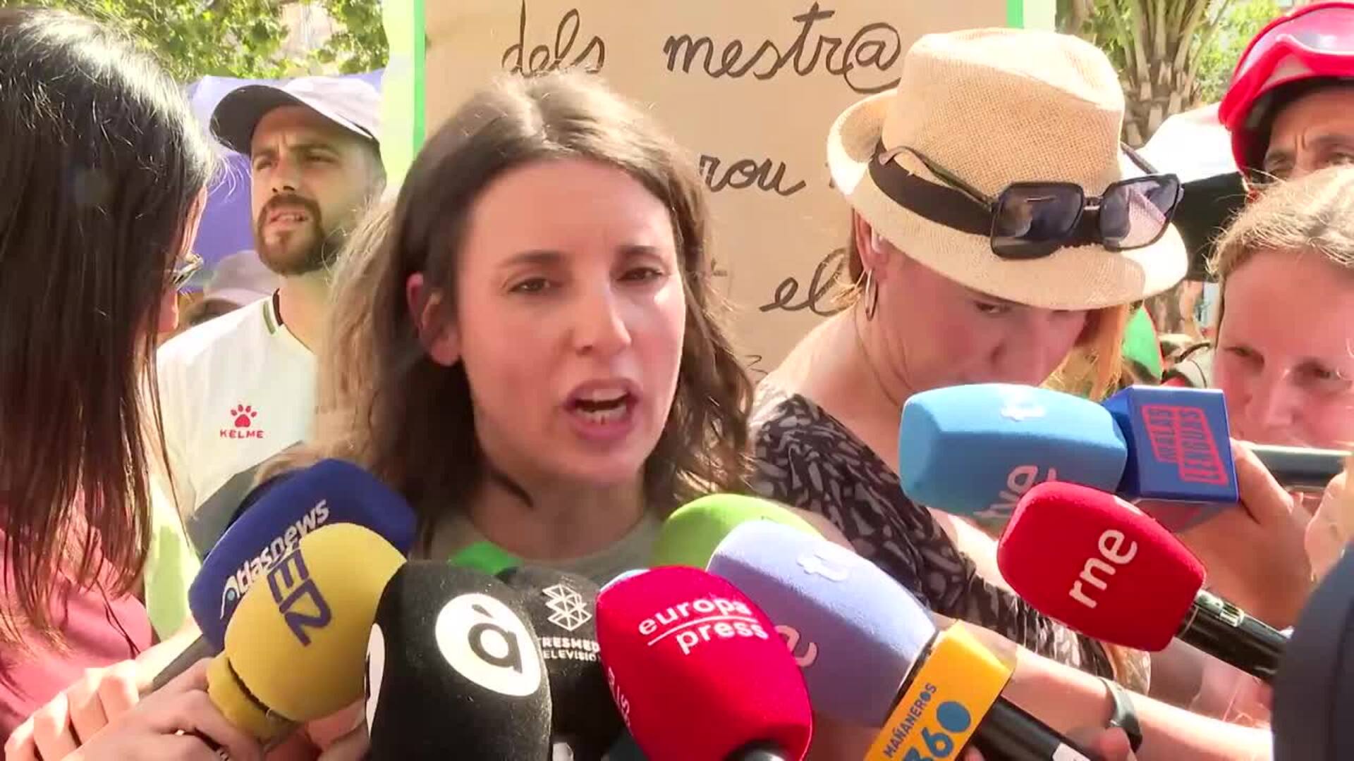 Montero, "espantada" con el PSOE ante el caso Leire: "Con este Gobierno no hay nada que hacer"