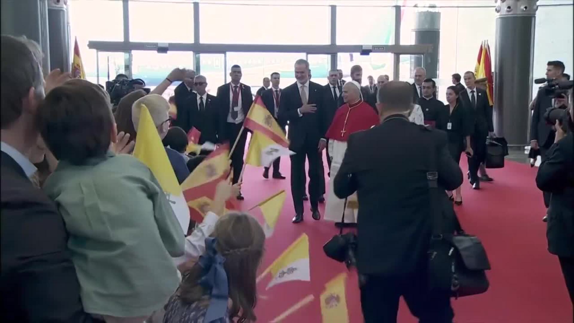 Así ha sido la llegada del Papa León XIV a Madrid