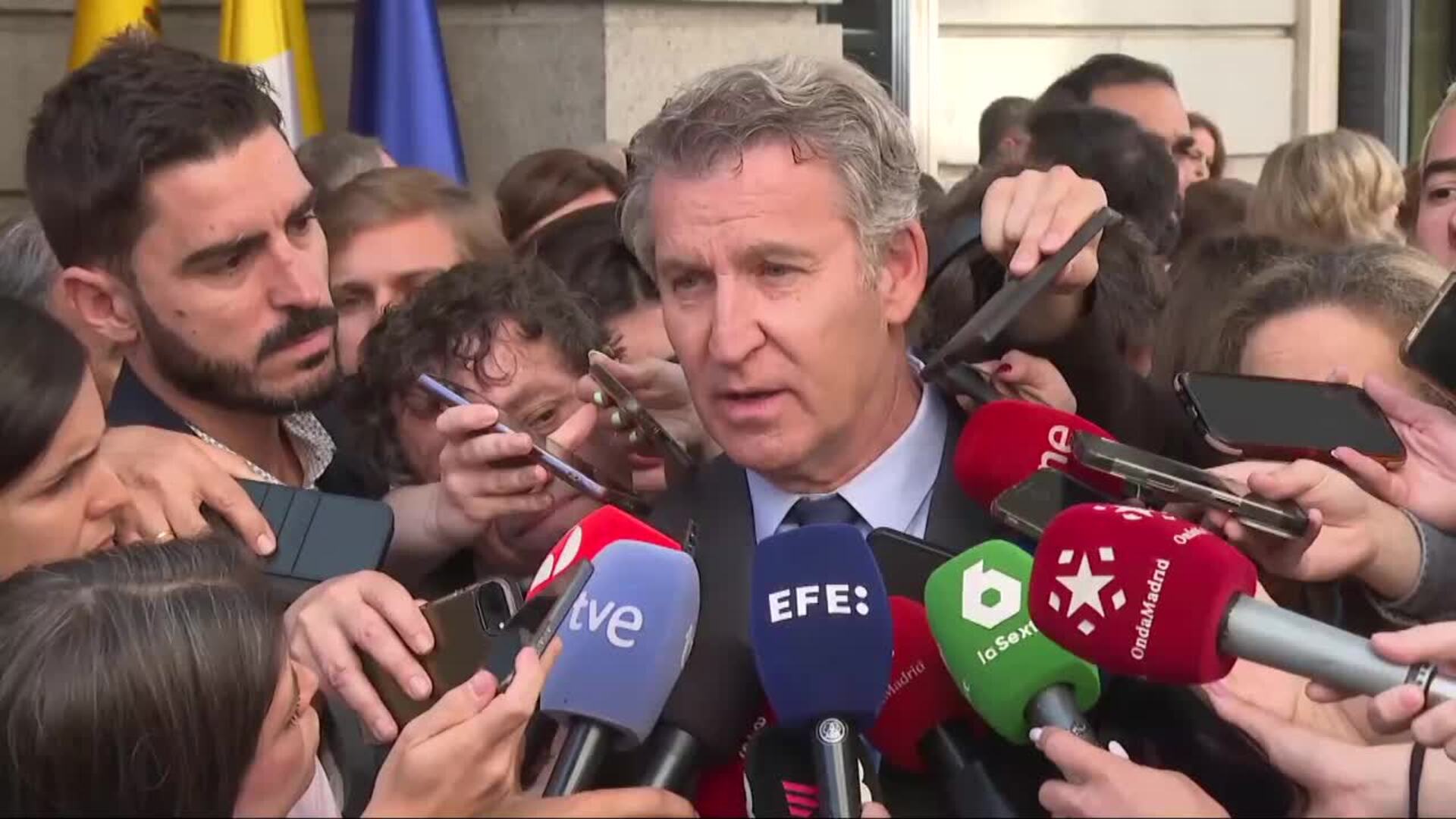Feijóo comparte de "la A a la Z" el discurso del Papa