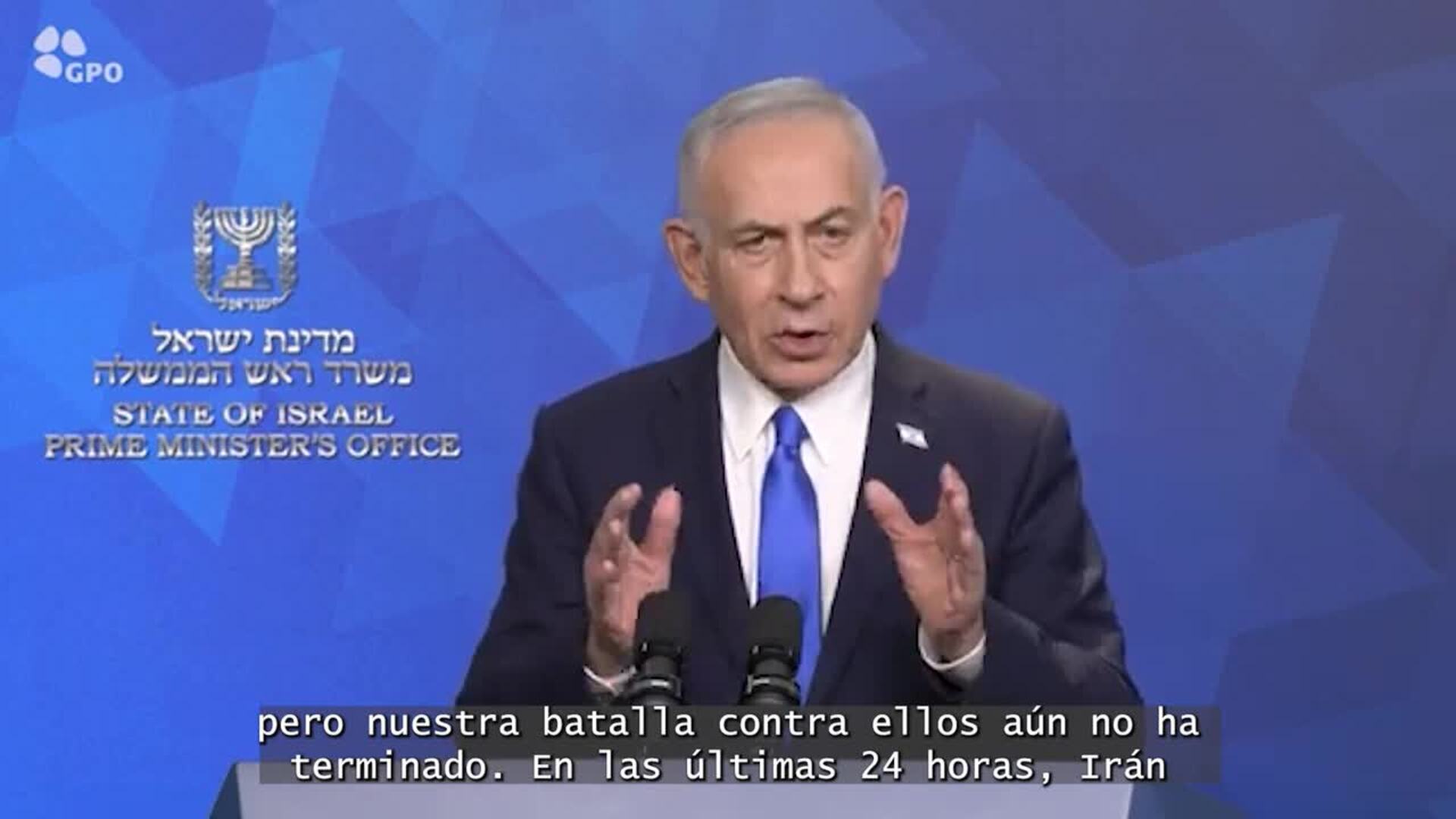 Netanyahu advierte a Irán de que "responderán con contundencia" si "comete el error" de atacar