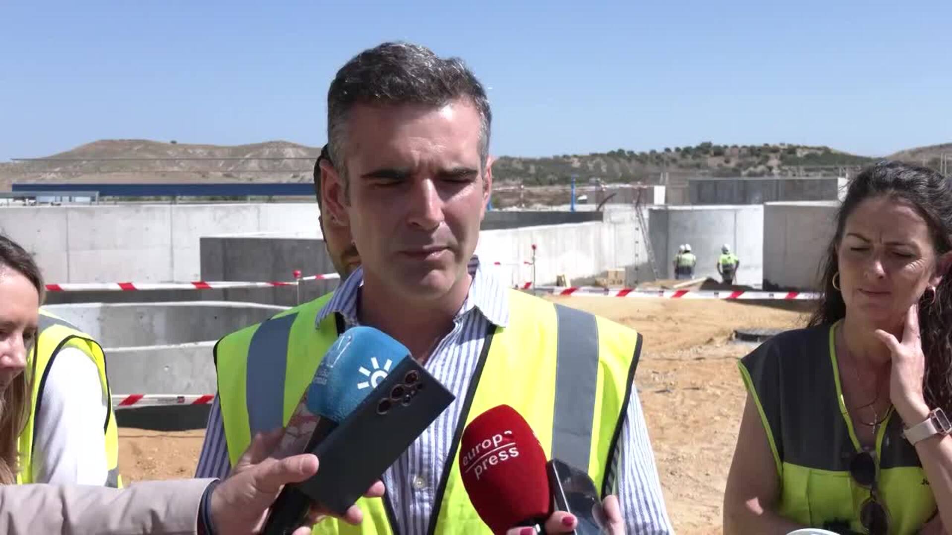 La nueva depuradora de Mojácar y las obras de saneamiento alcanzan el 75% de ejecución