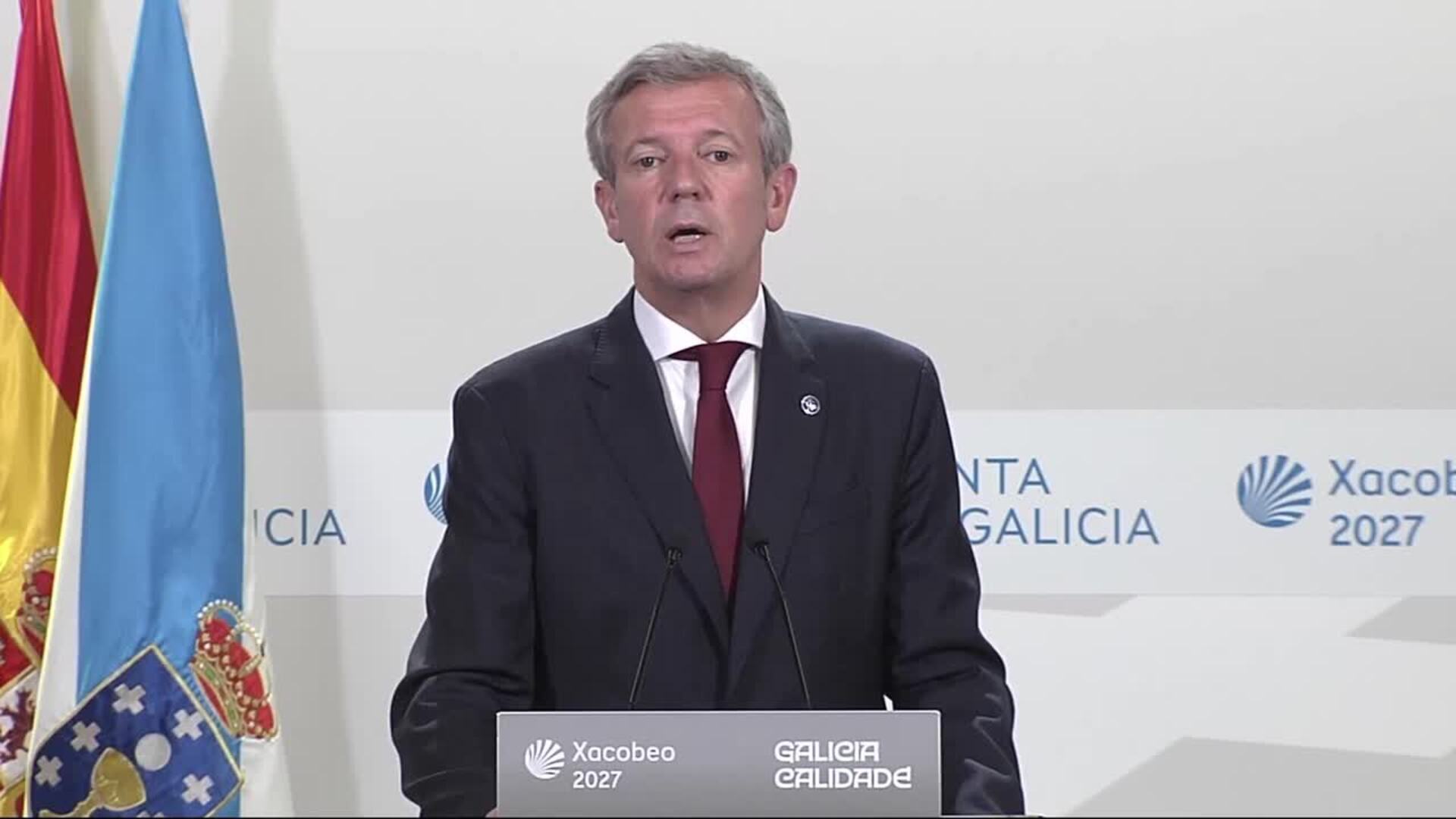 Rueda confía en que las gestiones para que el papa visite Galicia en 2027 "fructifiquen"