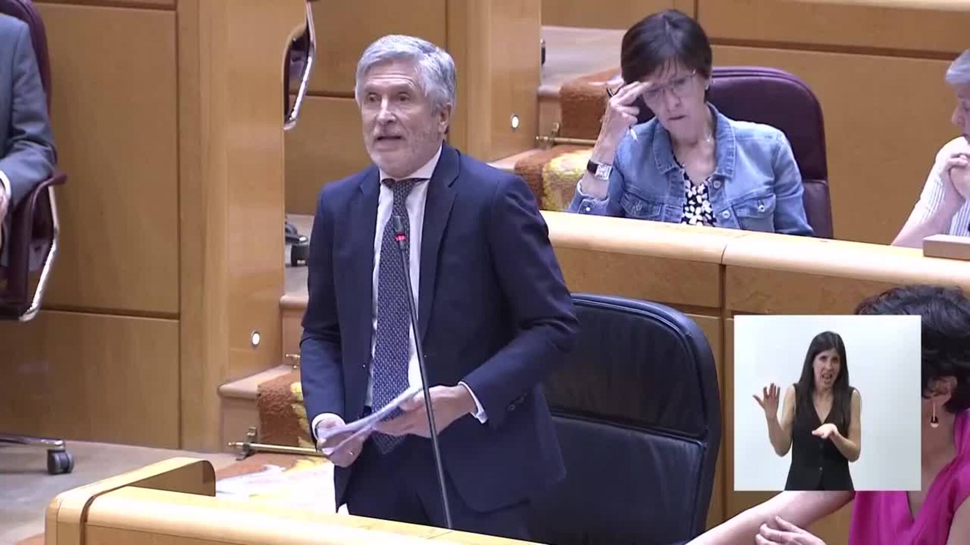 Marlaska dice que la operación policial en Navarra tras disturbios en la UN fue "proporcional"