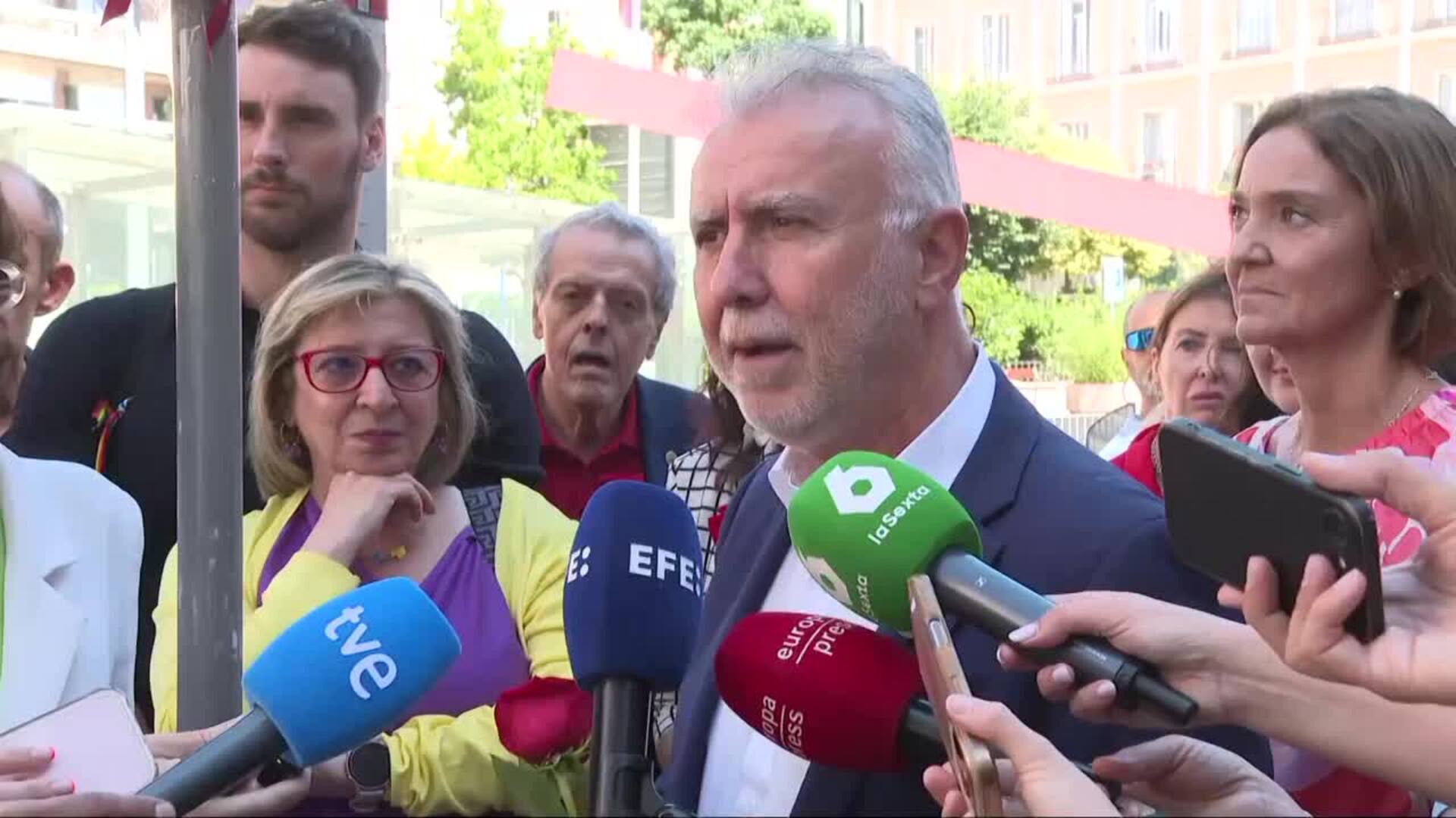 Ángel Víctor Torres recuerda Pedro Zerolo: "Está siempre en la memoria"