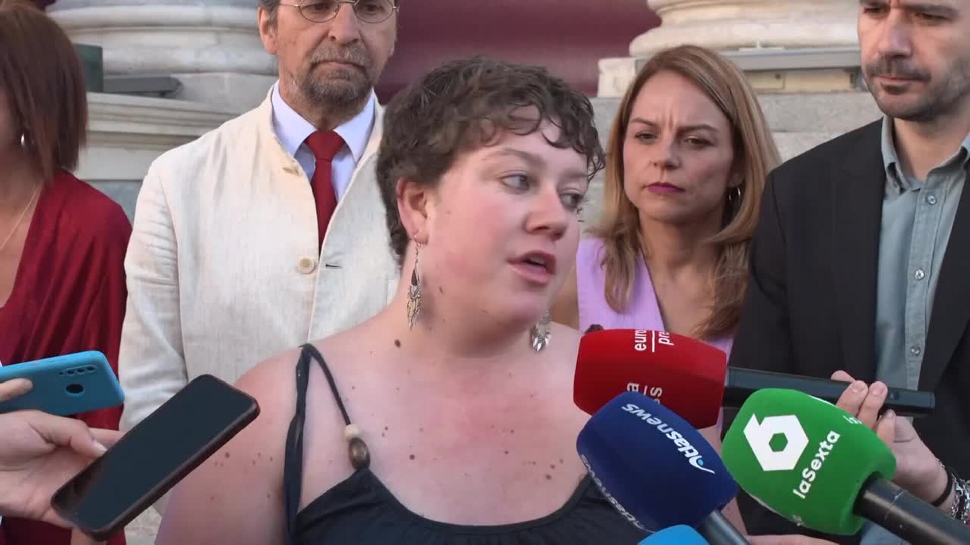 Portavoz de Marcha Republicana agradece el apoyo de Sumar y Podemos para "clamar república"