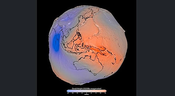 ¿Qué es un geoide? La llamativa foto de la NASA de la Tierra que la muestra con forma de patata