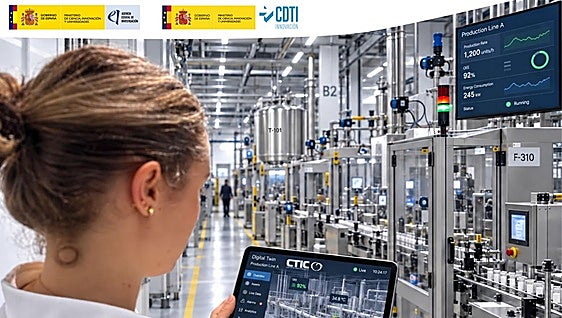 CTIC desarrolla gemelos digitales que permitirán a las fábricas anticiparse a las averías