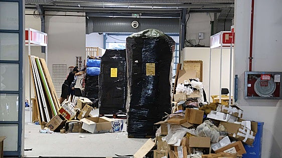 La Feria de Muestras baja el telón: así es el desmontaje de la Fidma
