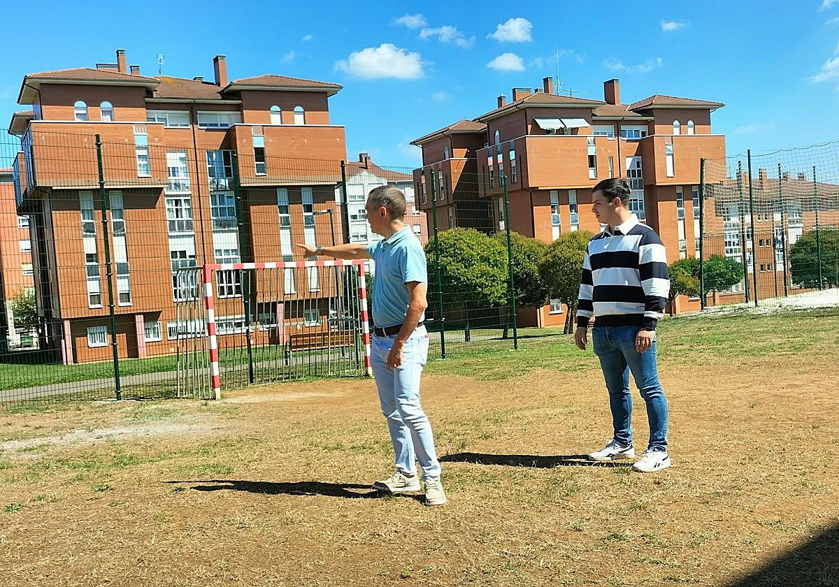 Dos vallas pararán los goles en las porterías de Los Campos, en Corvera