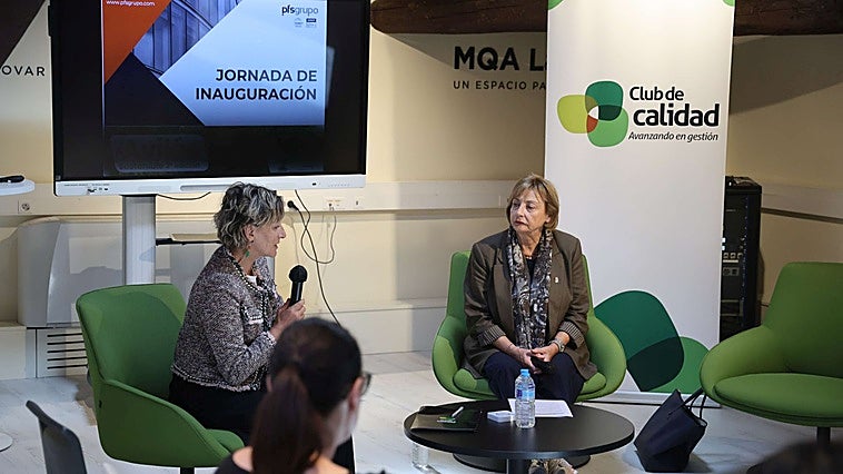 Mariví Monteserín anima a las empresas avilesinas a avanzar en la sostenibilidad