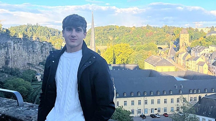 Daniel Ámez Luengo, estudiante: «El ambiente de Luxemburgo me recuerda a Gijón»