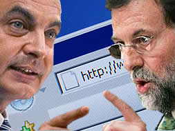 Zapatero y Rajoy estudian un tercer 'cara a cara' en Internet