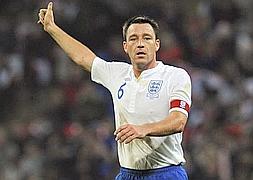 Terry en un partido de la selección inglesa./ EFE