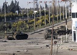 Tanques del Ejército Sirio en Homs / Reuters