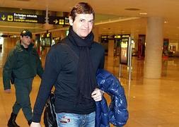 Vilanova, a su llegada al aeropuerto de Barcelona./Efe