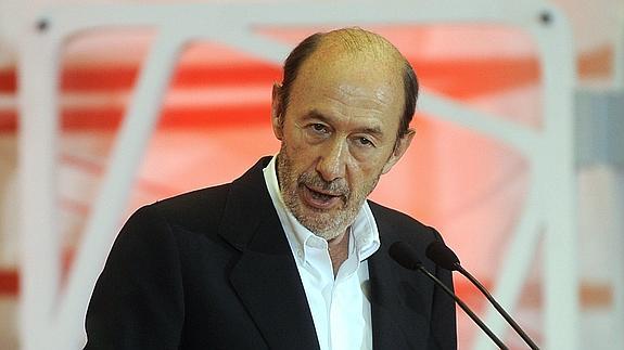 Rubalcaba: «Mientras yo sea secretario general no habrá un Gobierno de concentración en España»