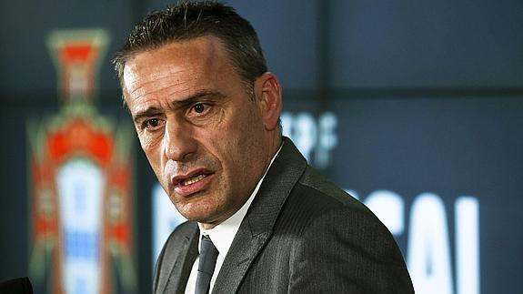 Paulo Bento, durante un acto.