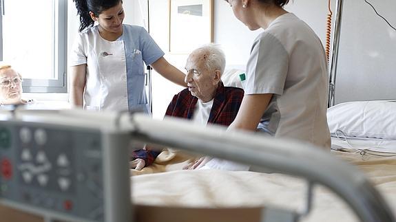 Cuidados a un paciente con cáncer de páncreas.