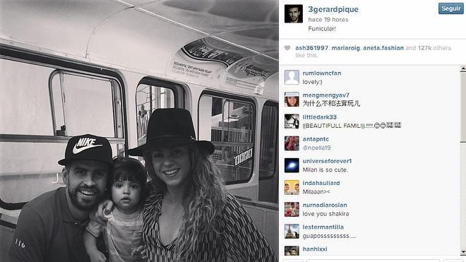 Los Piqué, familia feliz en funicular