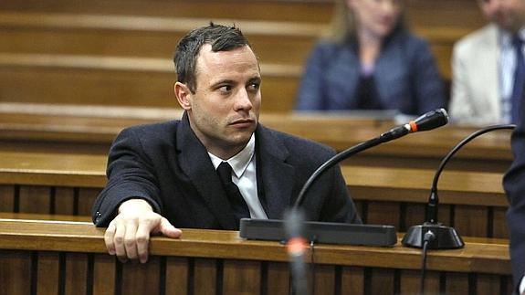 Pistorius, durante el juicio por el asesinato de su novia. 
