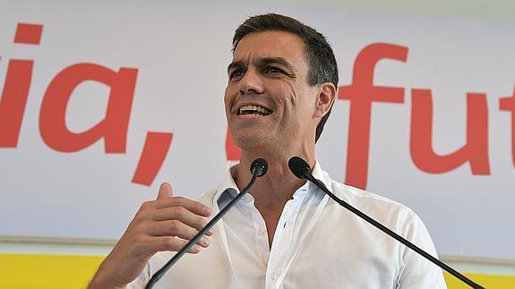 Pedro Sánchez, líder del PSOE. 