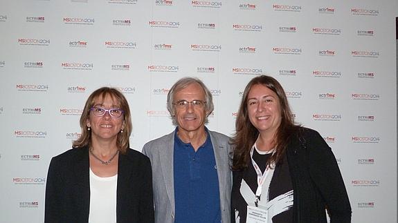 María Domercq, Carlos Matute y Margarita Domínguez-Villar.