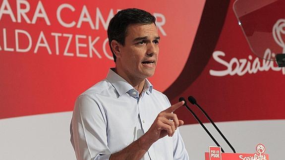 El secretario general del PSOE, Pedro Sánchez.