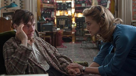 Benedict Cumberbatch y Keira Knightley, en 'The Imitation Game'. 