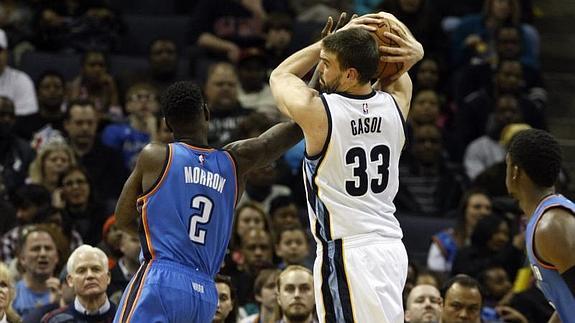 Marc Gasol, en una jugada. 