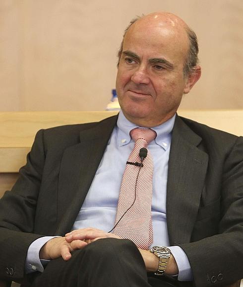 El ministro de Economía y Competitividad, Luis de Guindos. 