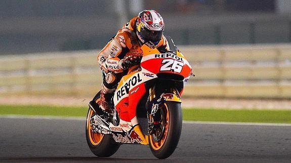 Dani Pedrosa en el GP de Catar. 