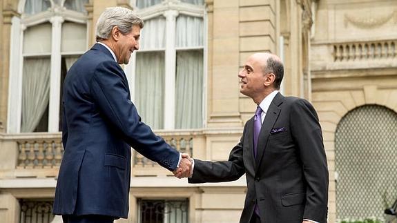 John Kerry y Adel Al Jubeir.