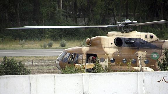 Un helicóptero paquistaní, en una imagen de archivo.