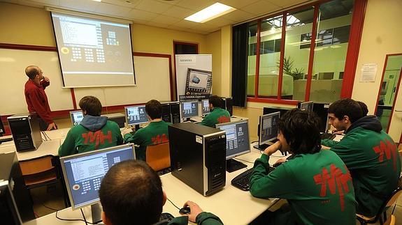 Clase de Formación Profesional.