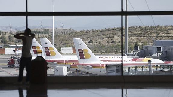 Vista de la T-4 del aeropuerto Adolfo Suárez Madrid-Barajas.