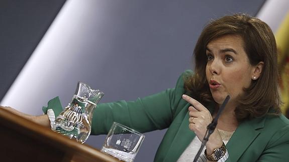 Soraya Sáenz de Santamaría.