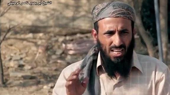 Captura de vídeo del líder de Al Qaeda en Yemen, Naser al Wahayshi.