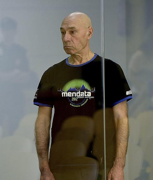 Santi Potros, hoy, durante el juicio.