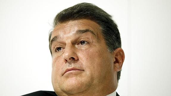 Joan Laporta, cancidato a la presidencia del Barça. 