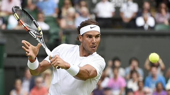 Nadal, durante el pasado Wimbledon. 