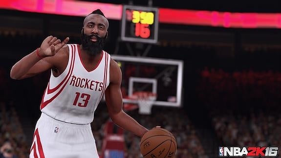 James Harden, recreado en el juego.