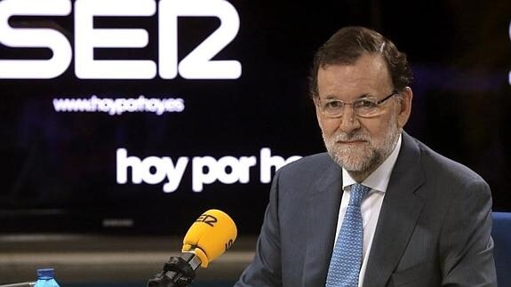 Mariano Rajoy, en la Ser. 