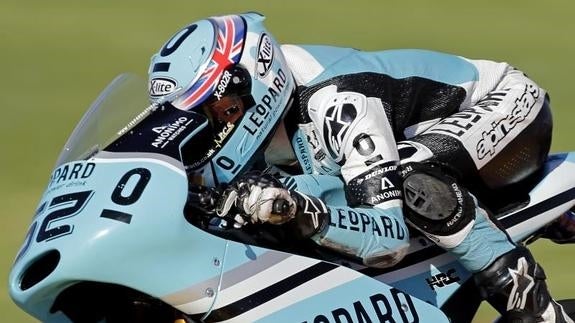 Danny Kent, durante el GP de la Comunidad Valenciana. 