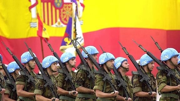 Militares españoles.