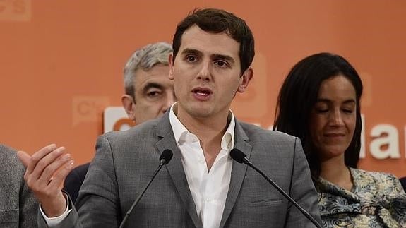 El presidente de Ciudadanos, Albert Rivera. 