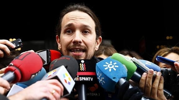 El secretario general de Podemos, Pablo Iglesias.