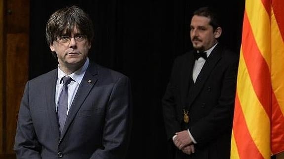 El presidente catalán, Carles Puigdemont. 